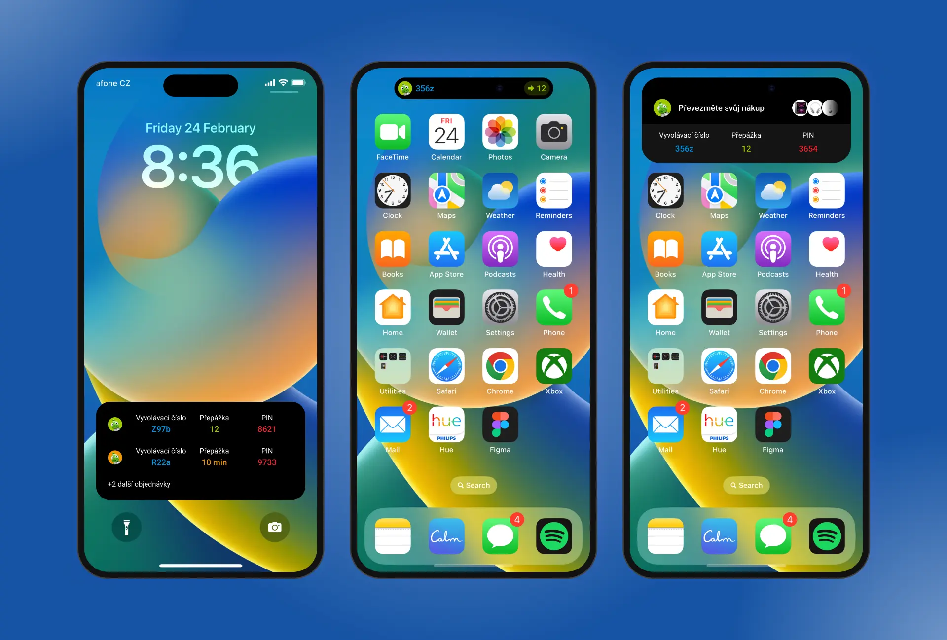 iOS live activities for order pickup