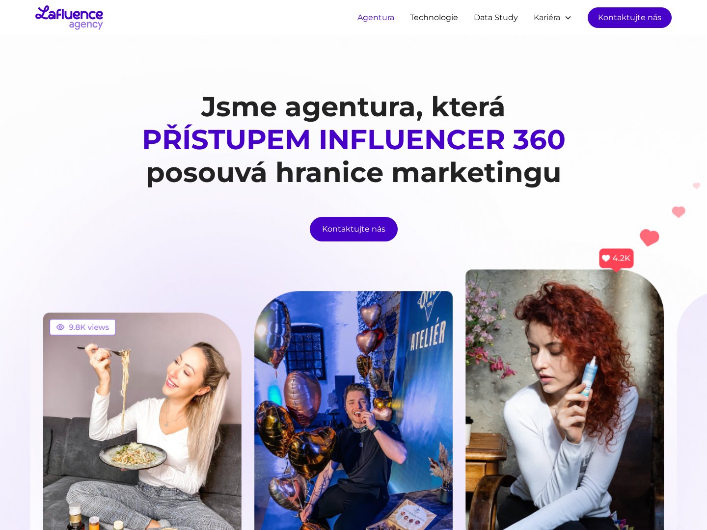 Lafluence Agency screenshot