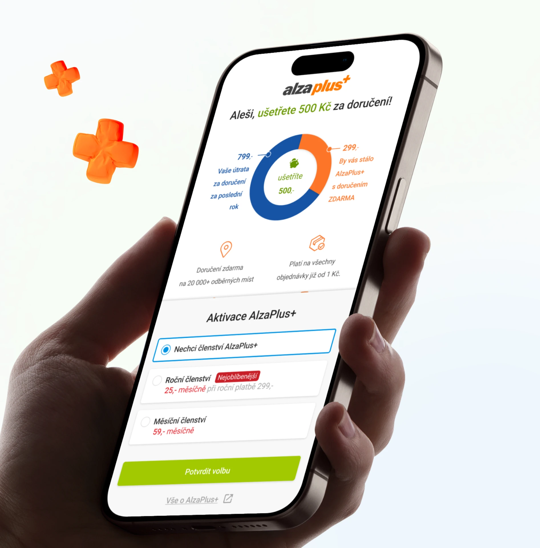 AlzaPlus+ Subscription Order Promotion